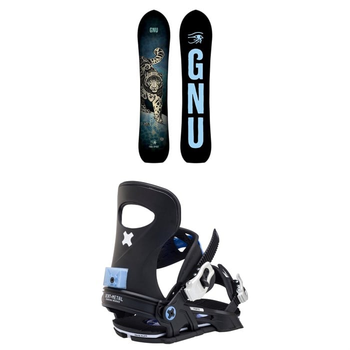 GNU - Free Spirit C3 Snowboard + Bent Metal Forte Snowboard Bindings - Women's 2021