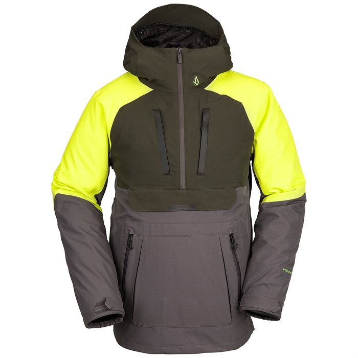 volcom brighton pullover snow jacket