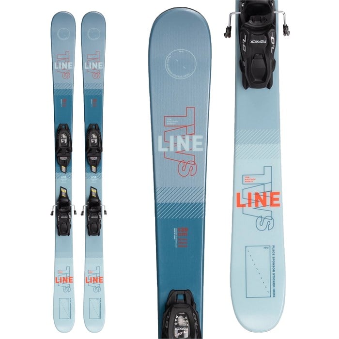 Line Skis - Tom Wallisch Shorty Skis + FTD 7.0 Bindings - Big Boys' 2022