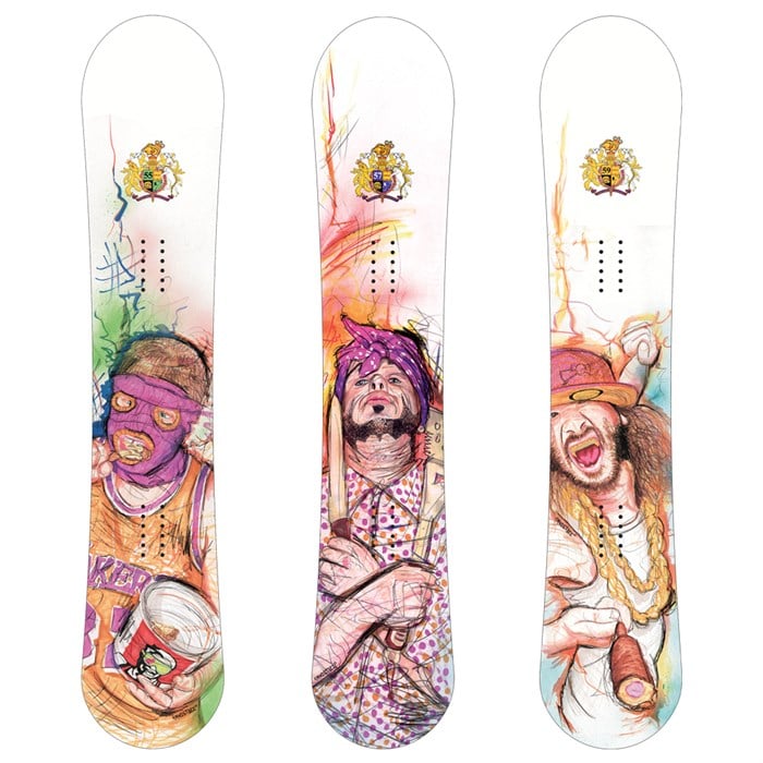 CAPiTA Food Court Gangsta スノーボード板のみ　カピタ CAPiTA Food Court Gangsta Snowboard 2009 | evo