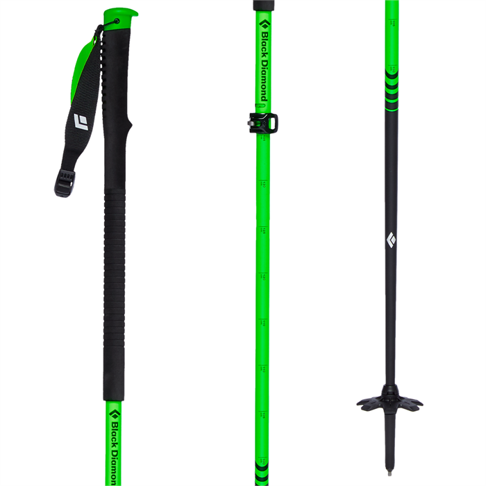 Black Diamond - Vapor Carbon 2 Adjustable Ski Poles 2023 - Used