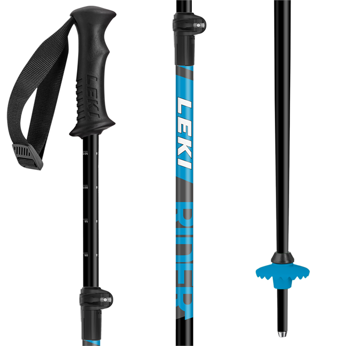 Leki - Rider Vario SL+ Adjustable Ski Poles - Kids' 2023