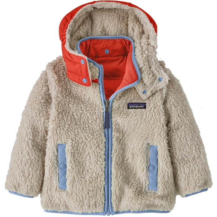 patagonia リバーシブル トリブルズ フーディ 4T Patagonia Reversible Tribbles Hoody Jacket for Babies