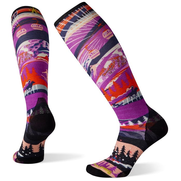 Smartwool - Performance Ski Zero Cushion Skication Print OTC Socks - Women's
