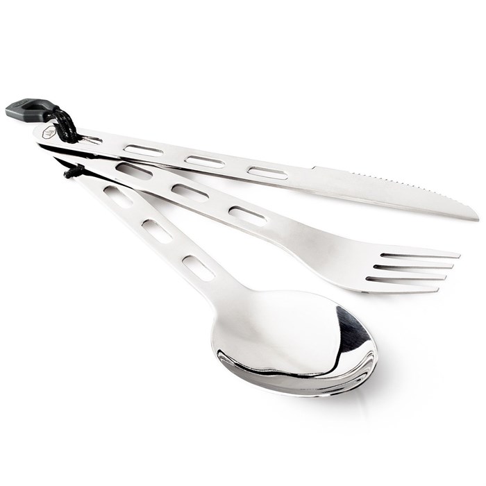 GSI Outdoors - Glacier Stainless 3-piece Ring Cutlery Set