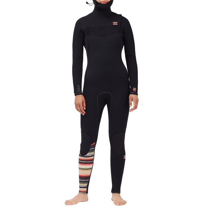 Billabong - 5/4 Furnace Comp Chest Zip Hooded Wetsuit - Women's
