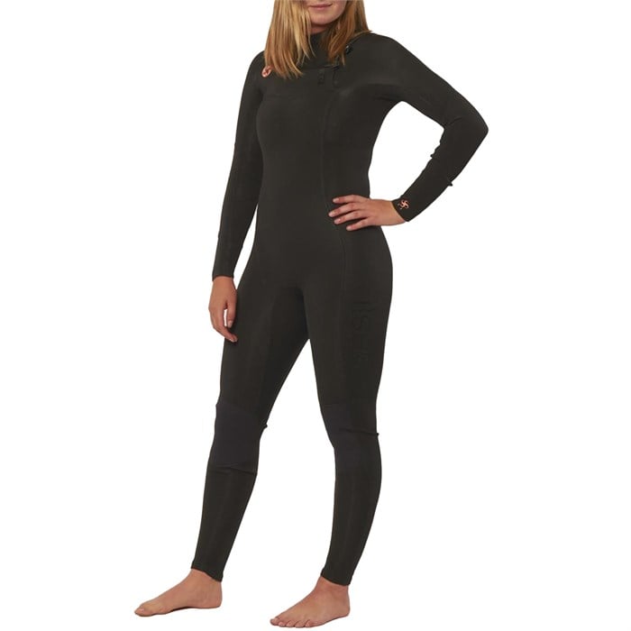 7 SEAS 4/3 Women's Wetsuit Chest Zip Sisstr Revolution Charcoal Green 