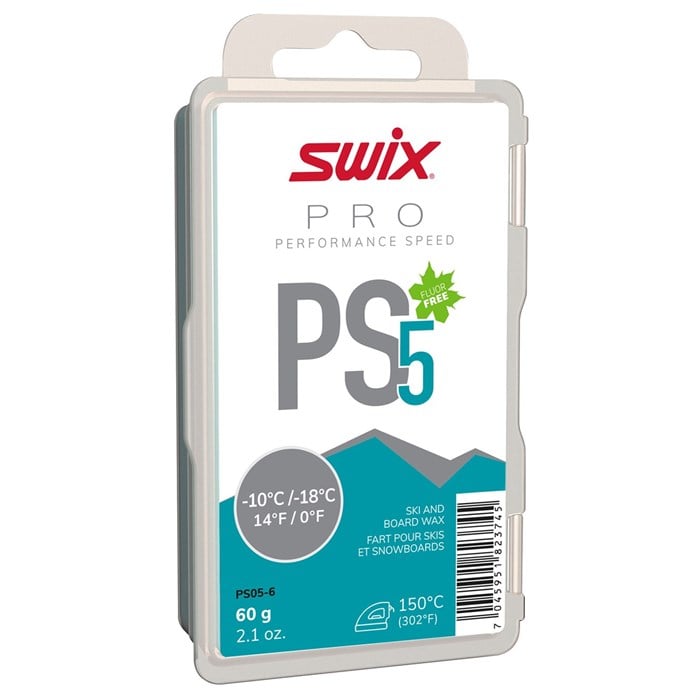 SWIX - PS05 Turquoise -10°C/-18°C 60g Wax