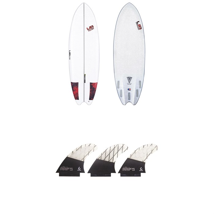 Lib Tech - Funnelator Surfboard + Tri Medium Fin Set