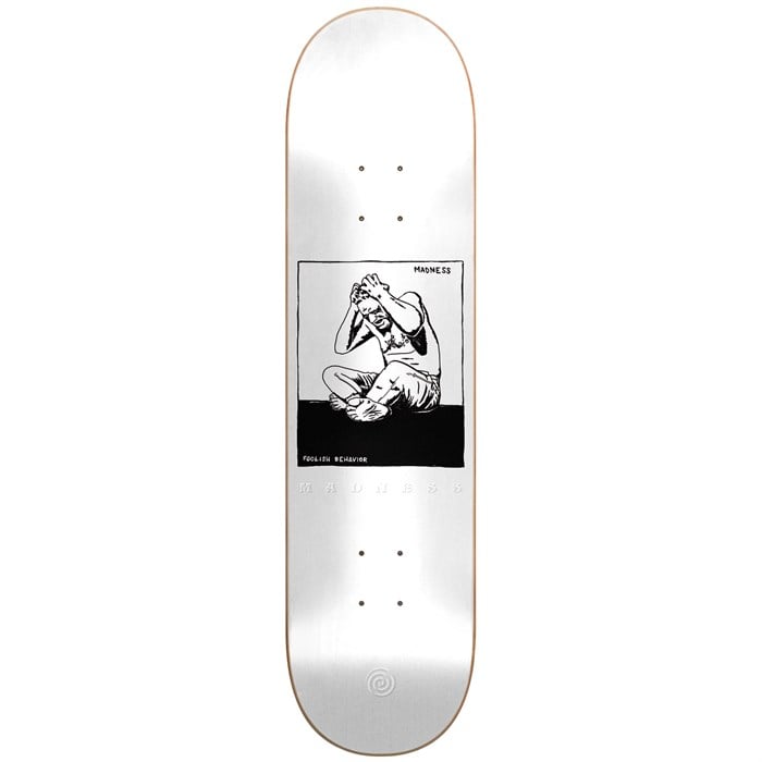 Madness - Stressed Popsicle R7 White 8.375 Skateboard Deck