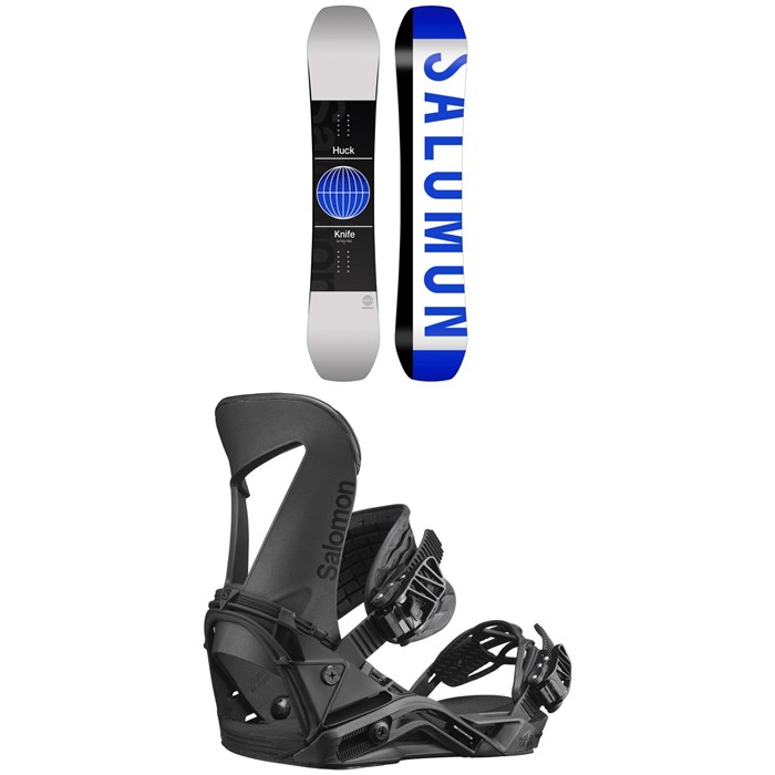 Salomon - Huck Knife Snowboard + Hologram Snowboard Bindings 2022