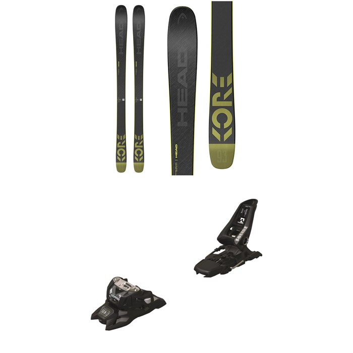 Head - Kore 93 Skis + Marker Squire 11 ID Ski Bindings 2021