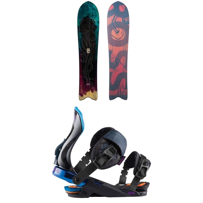 Rossignol - XV Sushi LF Light Snowboard + Diva Snowboard Bindings - Women's 2021