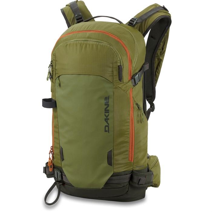 Dakine Mochila de esquí y snowboard Poacher 32L para hombre, Verde (Utility  Green), Cazador furtivo 32L