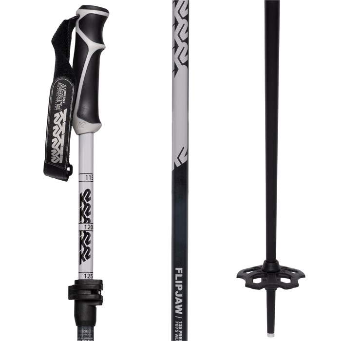 K2 - Freeride Flipjaw Adjustable Ski Poles 2022