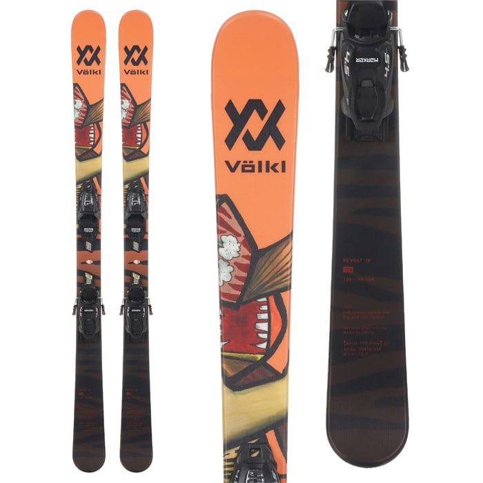 Völkl - Revolt Junior Skis + 4.5 vMotion Jr Bindings - Little Kids' 2022