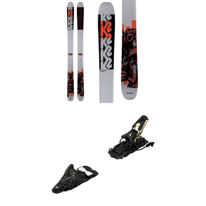 K2 Reckoner 102 Skis + Atomic Shift MNC 13 Alpine Touring Ski Bindings