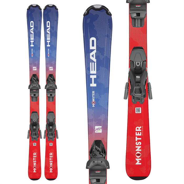 Head Monster Easy Skis + JRS 4.5 GW Ski Bindings Little Kids' 2022 evo