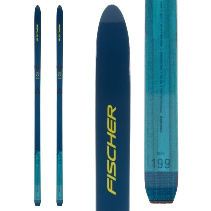 Fischer - Outback 68 Crown Cross Country Skis + Xtralite Skins 2023