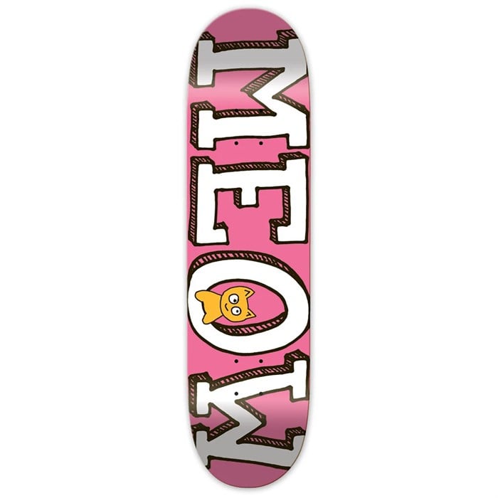 Meow - Logo Pink 8.0 Skateboard Deck