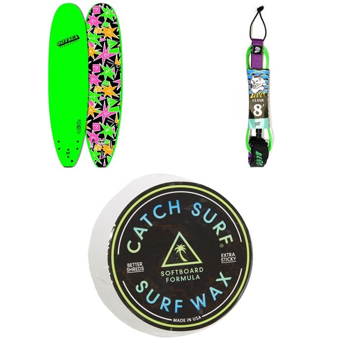 Catch Surf - Odysea 8'0" Log x Kalani Robb Surfboard + Catch Surf Beater 8' Leash + Catch Surf Surf Wax
