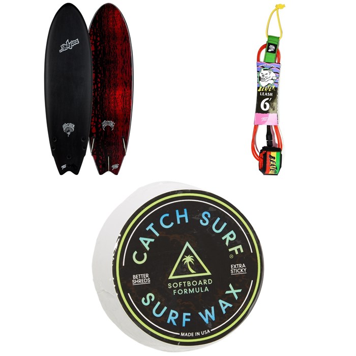 Catch Surf - Odysea x Lost RNF 6'5" Surfboard + Catch Surf Beater 6' Leash + Catch Surf Surf Wax