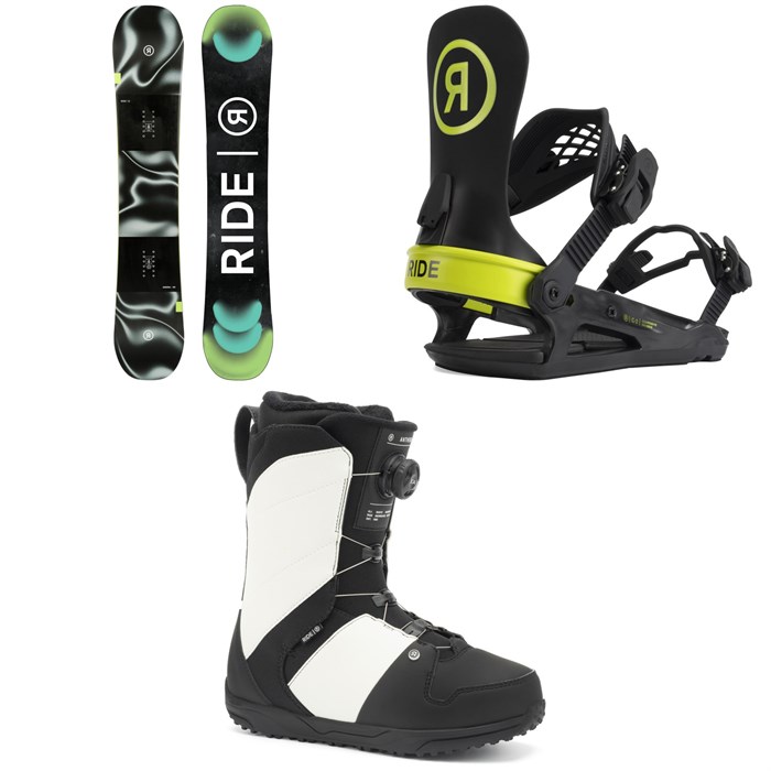 Ride - Agenda Snowboard + CL-2 Snowboard Bindings +  Anthem Snowboard Boots 2022