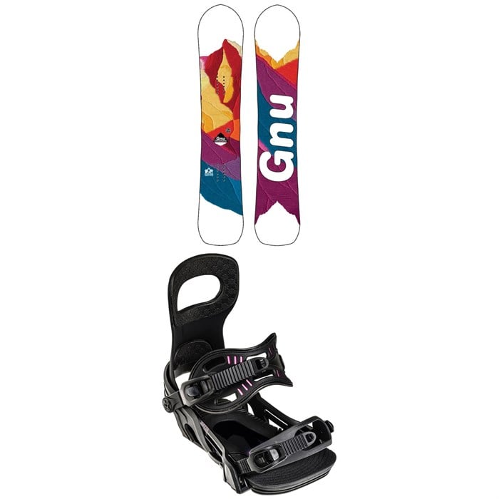 GNU - Chromatic BTX Snowboard + Bent Metal Metta Snowboard Bindings - Women's 2022