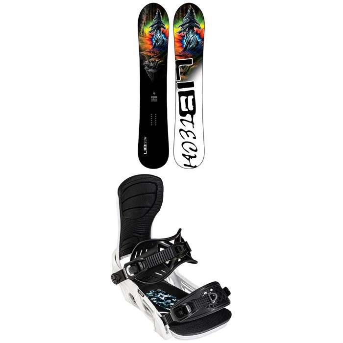 Lib Tech - Dynamo C3 Snowboard + Bent Metal Axtion Snowboard Bindings 2022