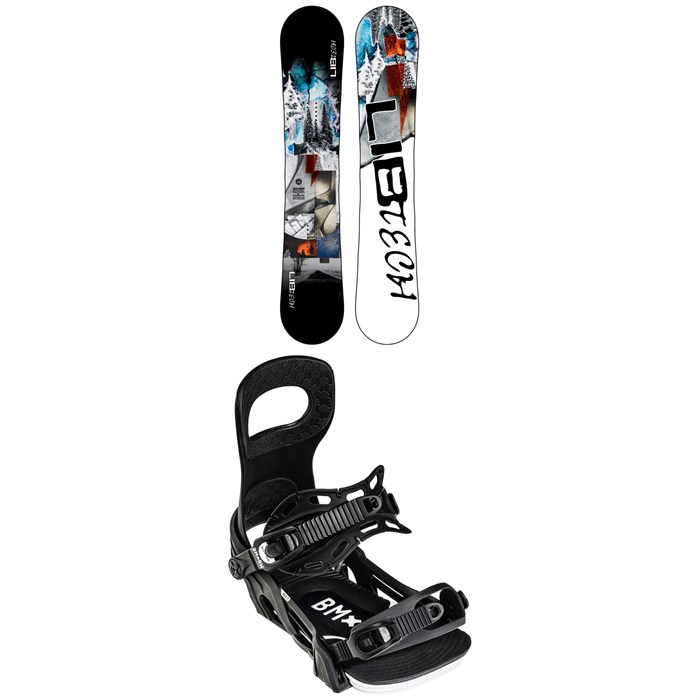 Lib Tech - Skate Banana BTX Snowboard 2022 + Bent Metal Bolt Snowboard Bindings 2022