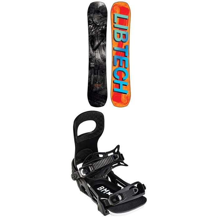 Lib Tech - Box Knife C3 Snowboard 2022 + Bent Metal Bolt Snowboard Bindings 2022