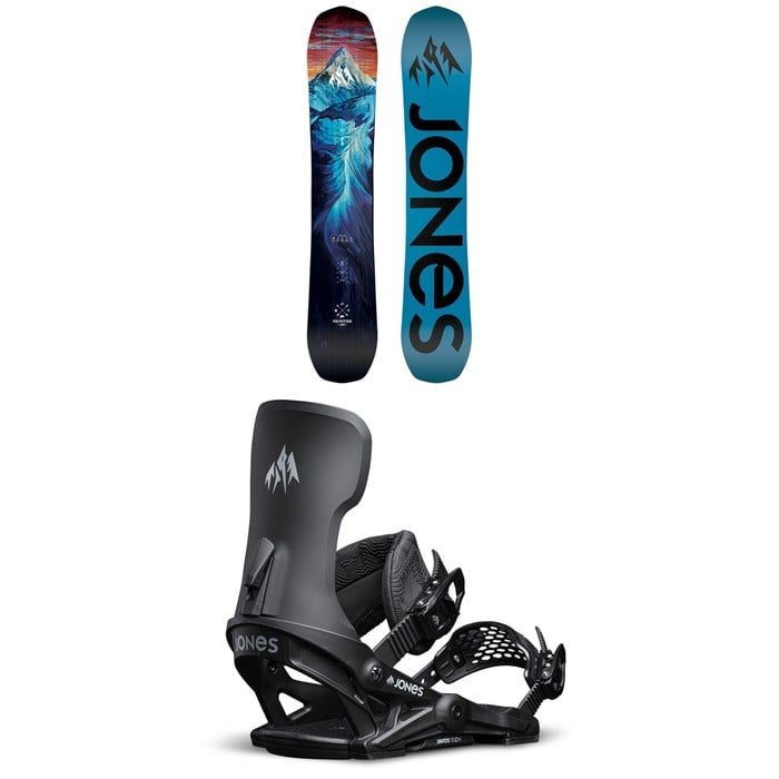 Jones - Frontier Snowboard 2022 + Jones Meteorite Snowboard Bindings 2022