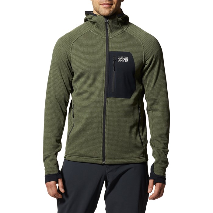 Mountain Hardwear - Polartec® Power Grid Full Zip Hoodie - Men's