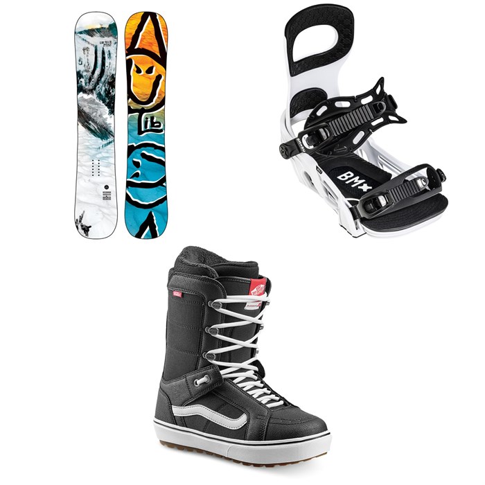 Lib Tech - Box Scratcher BTX Snowboard + Bent Metal Bolt Snowboard Bindings + Vans Hi Standard OG Snowboard Boots 2022