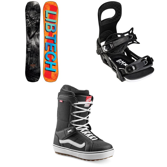 Lib Tech - Box Knife C3 Snowboard + Bent Metal Bolt Snowboard Bindings + Vans Hi Standard OG Snowboard Boots 2022