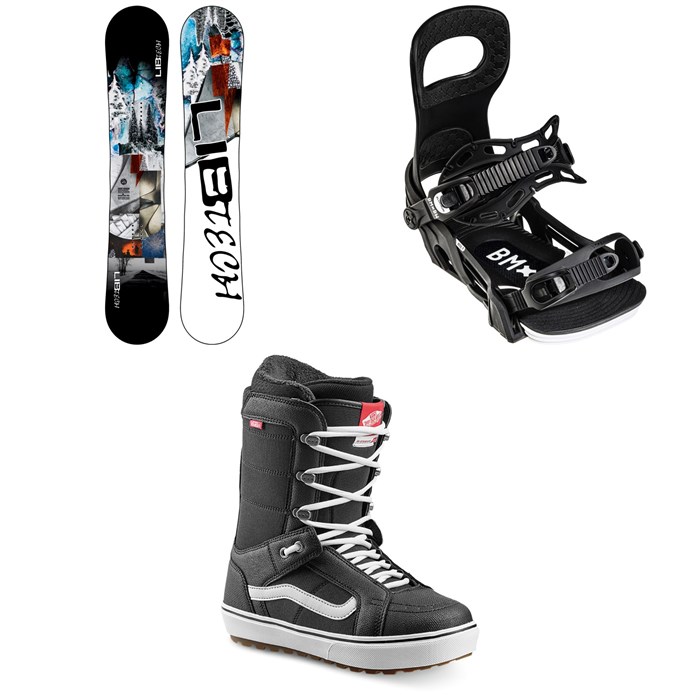 Lib Tech - Skate Banana BTX Snowboard + Bent Metal Bolt Snowboard Bindings + Vans Hi Standard OG Snowboard Boots 2022