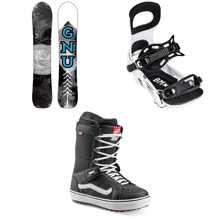 GNU - Antigravity C3 Snowboard  + Bent Metal Bolt Snowboard Bindings + Vans Hi Standard OG Snowboard Boots 2022