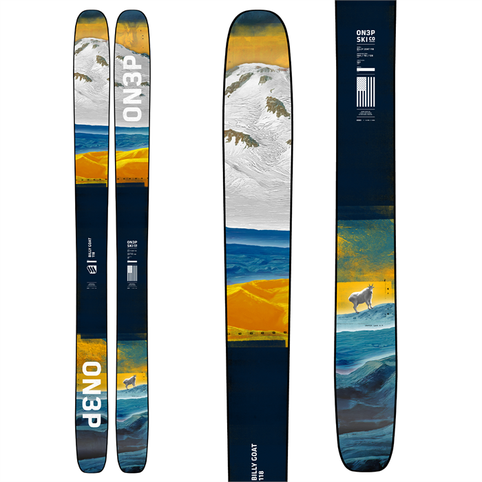 極美品定価総額約16万ON3P Billy Goat Skis パウダースキー - スキー