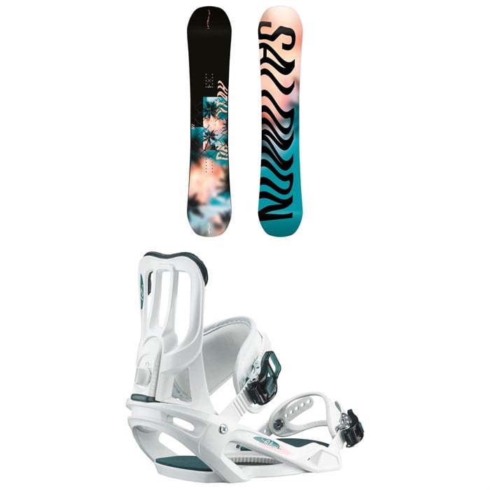 Salomon - Oh Yeah Snowboard + Salomon Spell Snowboard Bindings - Women's 2021
