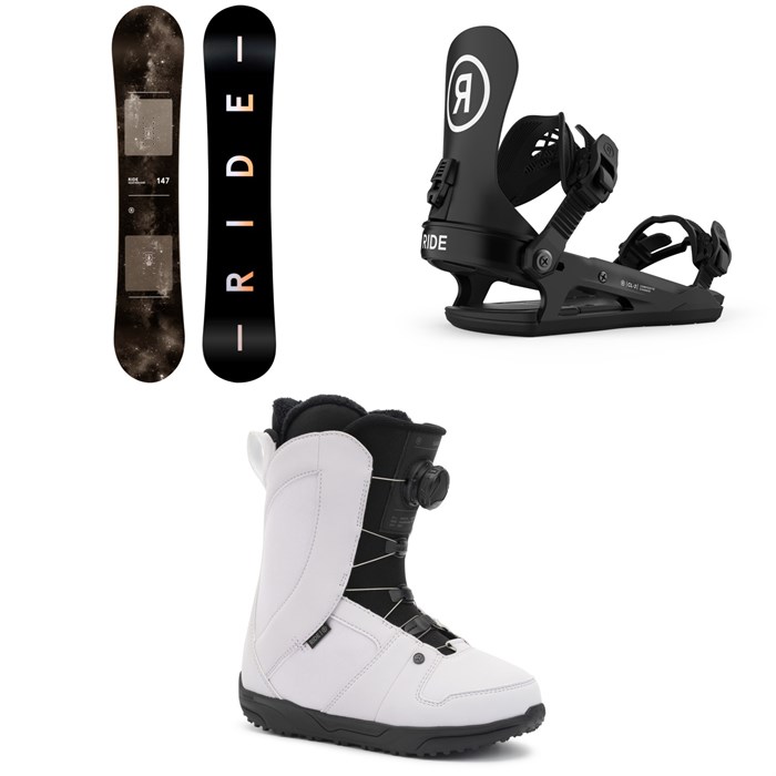Ride - Heartbreaker Snowboard + CL-2 Snowboard Bindings + Sage Snowboard Boots - Women's 2022