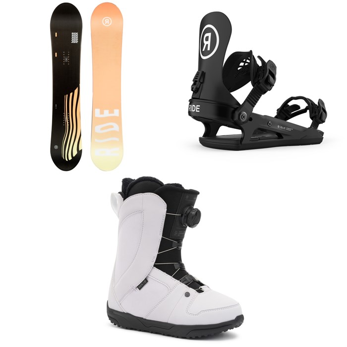 Ride - Compact Snowboard + CL-2 Snowboard Bindings + Sage Snowboard Boots - Women's 2022