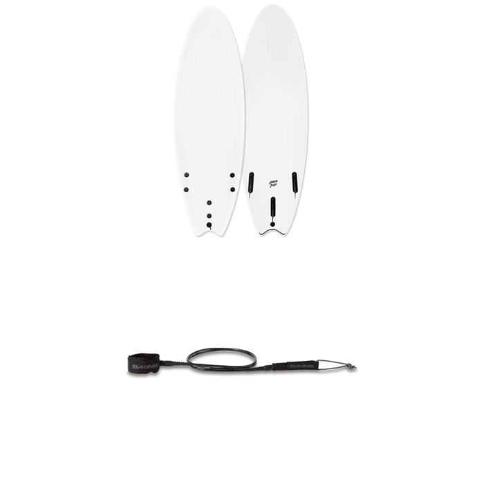 Catch Surf - Blank Series 6'0 Fish - Tri Fin Surfboard + Dakine Kainui Team 6'0 Leash