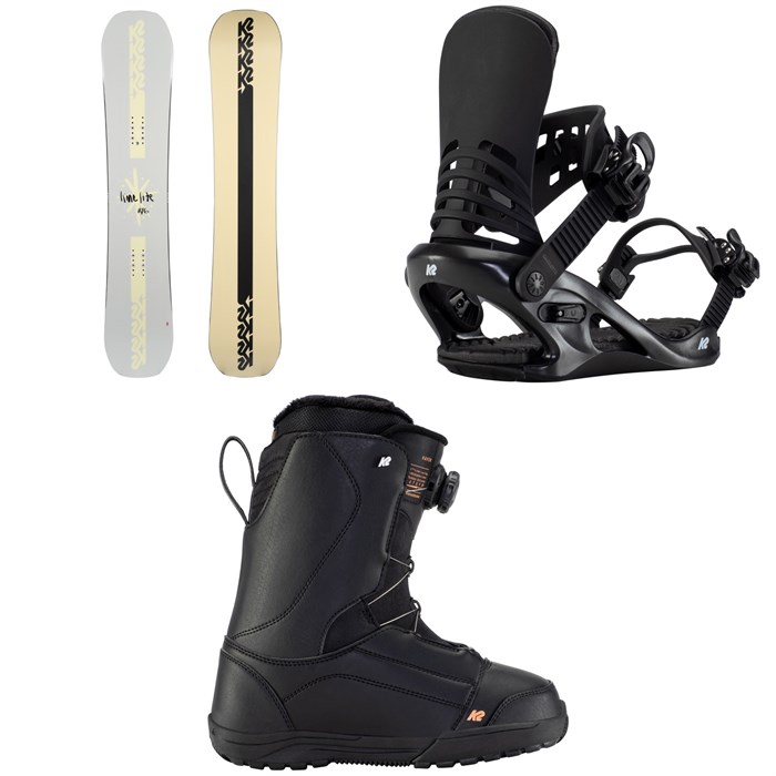 K2 - Lime Lite Snowboard + Cassette Snowboard Bindings + Haven Snowboard Boots - Women's 2022