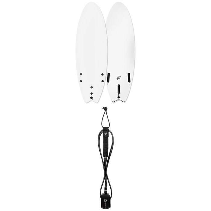 Catch Surf - Blank Series 5'6 Fish - Tri Fin Surfboard + Creatures of Leisure Icon 6' Surf Leash
