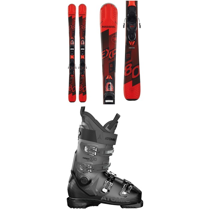 Rossignol - Experience 80 Ci Skis + Xpress 11 GW Bindings + Atomic Hawx Ultra 100 Ski Boots 2021
