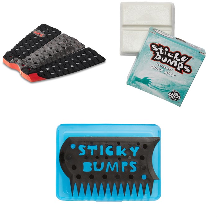 Dakine - Launch Traction Pad + Sticky Bumps Basecoat Wax + Wax Comb & Box