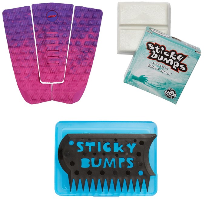 Pro-Lite - Mitch Crews Pro Signature Series Traction Pad + Sticky Bumps Basecoat Wax + Wax Comb & Box