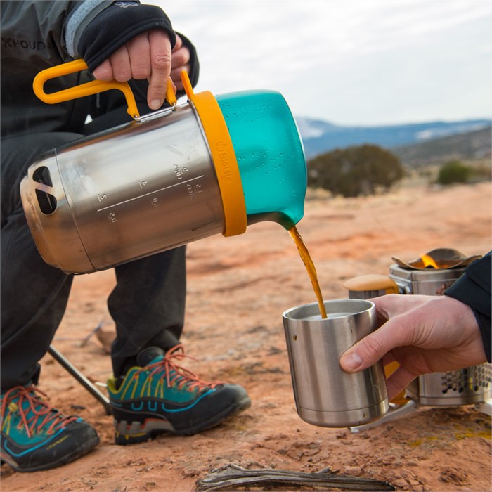 BioLite CampStove KettlePot Coffee Set | evo Canada