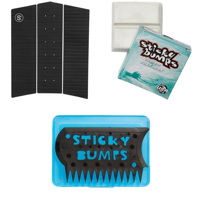 Sympl Supply Co - Nº8 Front Traction Pad + Sticky Bumps Basecoat Wax + Wax Comb & Box