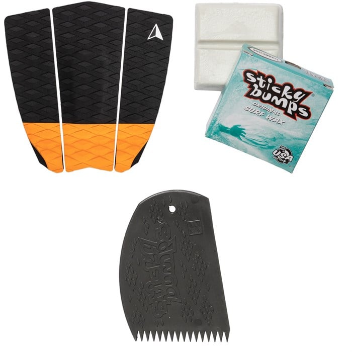 Roam - 3 Piece Traction Pad + Sticky Bumps Basecoat Wax + Easy Grip Wax Comb